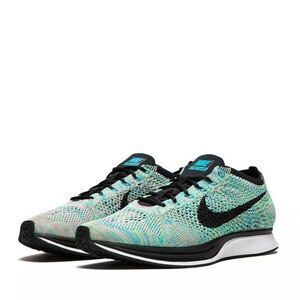 New Nike Flyknit Racer Rainbow Colorway Mens 6.5 US Womens 8 US 39 EUR 2015